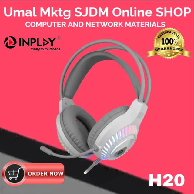 INPLAY H20 Dynamic Driver RGB Gaming Headset