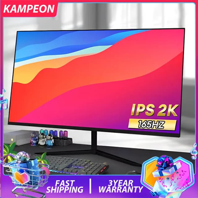 KAMPEON Gaming Monitor 24" Curve