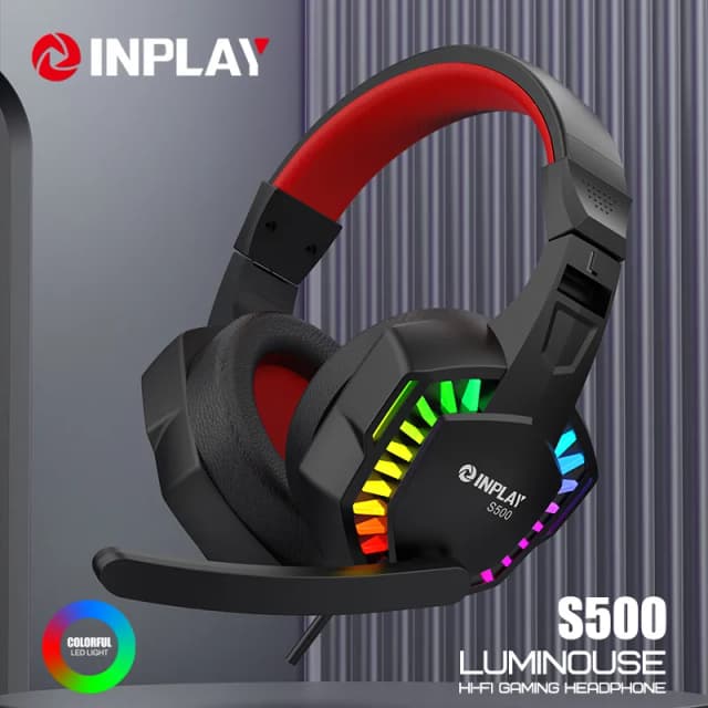Inplay S500 RGB Wired Stereo Gaming Headset