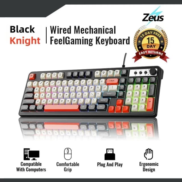 Zeus K-198 Series Gaming Keyboard